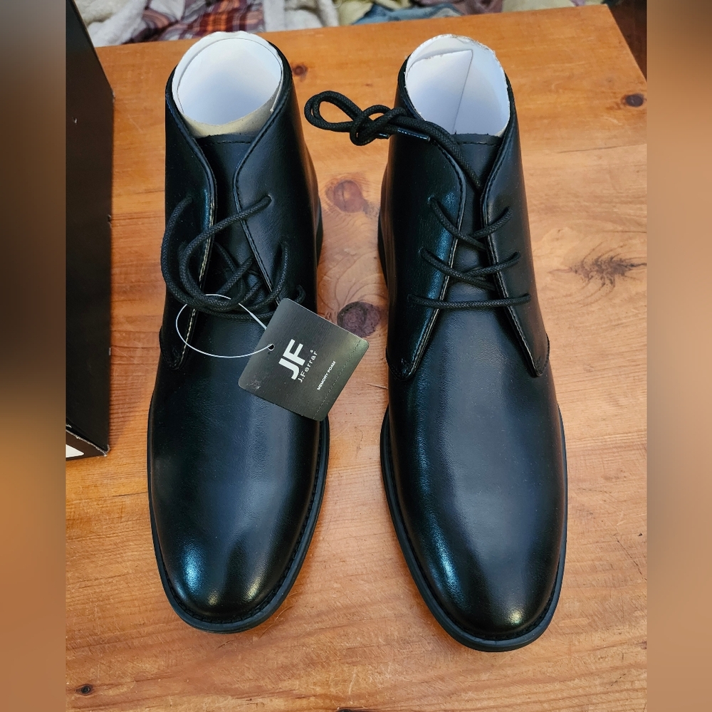 Mens black dress boot/ shoe 9.5